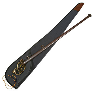 Sword Case with Leather Tip - Fabric