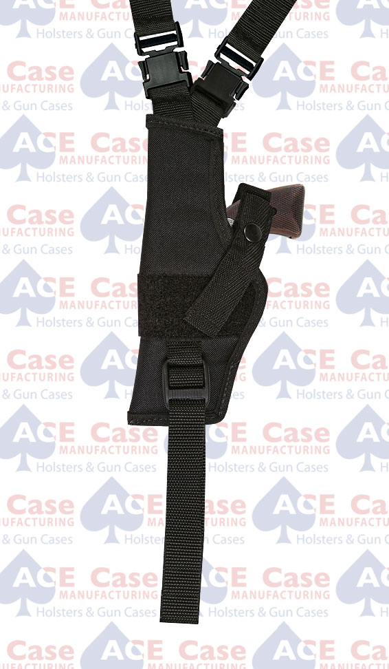 Vert. Shoulder Holsters w Harness & Ammo Pouch (Various Sizes) Nylon