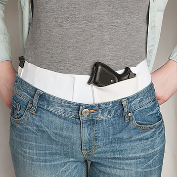 WaistBand Conceal Carry Holster (4 Sizes) White